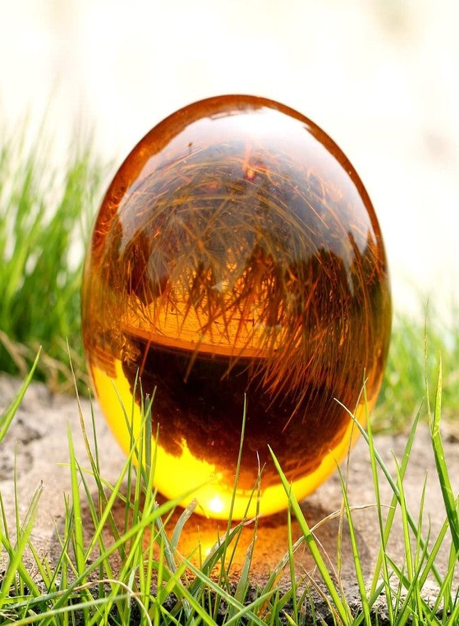 DSJUGGLING 76mm Golden/Honey Color Acrylic Contact Juggling Ball - Approx. 3 inch - Image 3